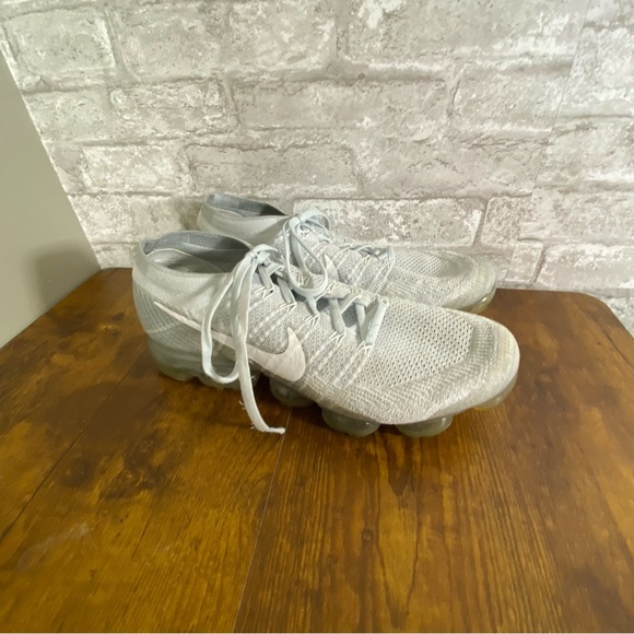 Nike Other - Nike VaporMax Flyknit Sneakers in Light Gray men’s size 12